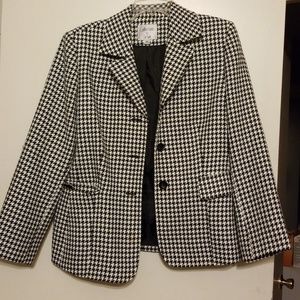 B/W Plaid Jacket